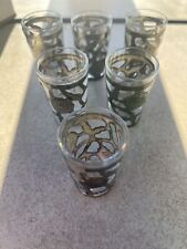 Mexican Silver Sleeved Shot Glasses Set Of 6 picture