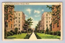 Chicago IL-Illinois, Marshall Field Apts. Antique Vintage c1941 Postcard picture