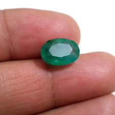 Top Quality Zambian Emerald Oval 5.35 Crt Natural Green Faceted Loose Gemstone picture