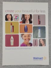 2010 Magazine Advertisement Page Walmart Makeup Shampoo Lotion Women Print Ad picture