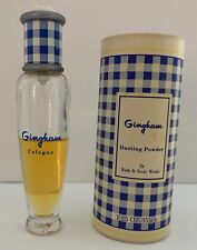 VINTAGE GINGHAM BATH & BODY WORKS 0.5 FL oz Cologne Spray & Powder *AS IS* picture