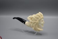 Eagle Claw Holds Indian Pipe New Block Meerschaum Handmade Custom Made Case#1714 picture