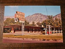 Postcard UT Utah Provo Redwood Motel Roadside picture