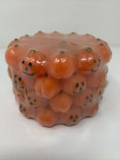 Vintage TAMCO Wax Pumpkin Candle 5”x3.5” New In Plastic COOL DESIGN picture