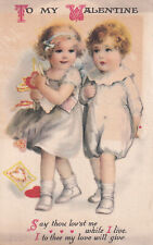 Vintage Postcard - Valentine's Day - To my Valentine - Ellen Clapsaddle picture