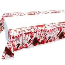 New 1pc, Happy Halloween Party Tableware Decorations, Bloody Zombie Table Cover picture