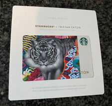 Starbucks 2017 Tristan Eaton Tiger Special Edition Gift Card, Mint picture