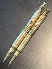 .308 Caliber Bullet Pen & Pencil Set, Handmade With 2-308 Brass Bullets,Free S&H picture