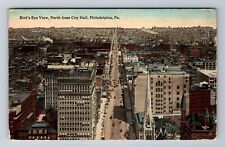 Philadelphia PA-Pennsylvania, Birds Eye from City Hall, c1914 Vintage Postcard picture