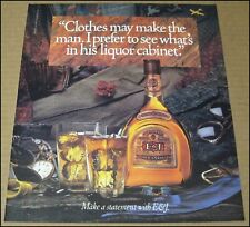 1989 E&J Brandy Print Ad 10 x 12 Advertisement Vintage Make a Statement With E&J picture