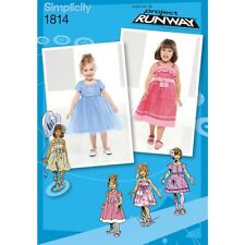 Simplicity Sewing Pattern 1814 Dress Pageant Easter Church Girls size 4-8 picture