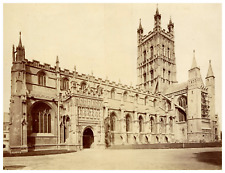 England, Gloucester Cathedral, Vintage Albumen Print Vintage Albumen Print Shooting picture