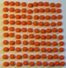 🟢LEGO Part 4073 #4157103/6141 Plate 1 x 1 ROUND - ORANGE - Lot of 100 picture