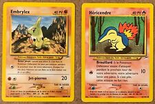 2 Pokemon Embrylex & Hericendra Cards - NEO DESTINY - RARE & OLD - 2002 picture