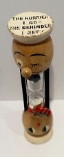 Vintage Egg/Sand Timer, Wooden, Two Headed picture