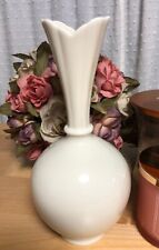 vtg LENOX Ivory Porcelain Bud Vase 8