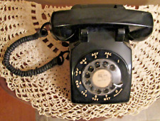 Black Telephone 1962 Western Electric Bell System 500 Vtg Rotary Landline Phone picture