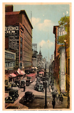 postcard St. Catherine Street 1939 Montreal Canada A1096 picture