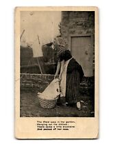 1911 Humorous Maid & Blackbird Vintage Postcard - Used with Stamp, Etiwanda, CA picture