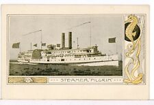 1901 - 1907 SS PILGRIM The Fall River Line Boston - New York City Ships Postcard picture