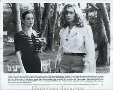1987 Press Photo Actors Geraldine Chaplin Greta Scacchi White Mischief picture