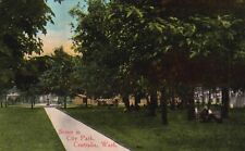 Postcard WA Centralia Washington Scene in City Park Unused Vintage PC f7354 picture