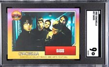 2002 OASIS trading card Coachella #37 SGC 9 pop 1 highest Liam Gallagher picture