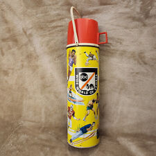 1976 ABC Wide World of Sports Thermos King-Seeley Yellow With Olympic Theme picture