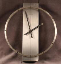 1970s Modernist Space Age KIENZLE Vintage Wall Clock Midcentury Retro Kitsch picture