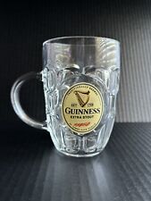Guinness Irish Stout Dimpled Glass 16 oz. St James Gate Dublin Beer Pint Glass picture