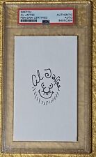 Al Jaffee Mad Magazine PSA/DNA Authenticated Autograph Signed Hand Drawn Sketch picture