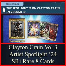 CLAYTON CRAIN VOL 3 ARTIST SPOTLIGHT ‘24 SR+RARE 8 CARD SET-TOPPS MARVEL COLLECT picture