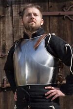 Larp 18ga Steel Milanese Medieval Cuirass Knight Breastplate Warrior Armor picture