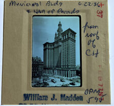 1936 Municipal Bld Hall Of Records Manhattan Copy Photo slide New York City NYC picture