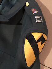 Vtg US Army Uniform Jacket Captain 1st Cavalry Div 43rd Air Defense Artillery picture
