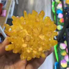 Natural Yellow Quartz Cluster Crystal Gem Stone Mineral Specimen Healing Reiki picture