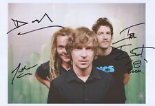 NADA SURF SUPERB RARE GROUP AUTOGRAPHS with proof picture