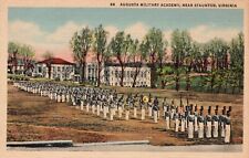 Augusta Military Academy Postcard Staunton, Virginia  Around 1936  - B picture