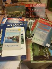 BIG LOT 50+ Vintage Travel Brochures Books Guides Reno Niagara DC Luray Rockies picture