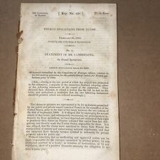 1835 FRENCH SPOLIATIONS PRIOR TO 1800 STATEMENT OF MR. CAMBRELENG picture