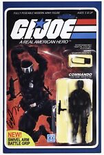**SIGNED** GI Joe: A Real American Hero #215 Action Figure Variant SNAKE EYES picture