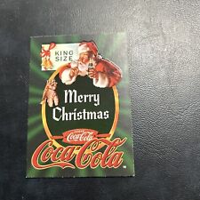 B11s Coca-Cola 1995 Super Premium Embossed #3 Santa King Size Merry Christmas picture