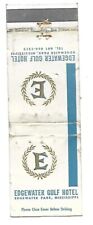 Edgewater Gulf Hotel-Edgewater Park, Mississippi  Vintage Matchbook Cover picture