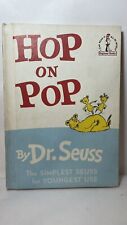Vintage 1963 1st Print HOP ON POP by Dr. Seuss Beginner Book MNO Hard Cover picture