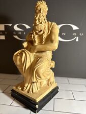Italian Vintage Studio Prof GIUSEPPE BESSI ZCF Statue Scultpure Horned Moses picture