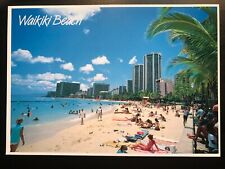 Vintage Postcard 1989 Waikiki Beach Paradise Hawaii (HI) picture