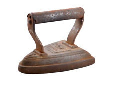 Antique Vintage 1862,s Cast Flat Iron Salters Silvesters Patent  door stop picture