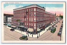 c1920s Hotel Rathbun Roadside Scene Elmira New York NY Unposted Vintage Postcard picture