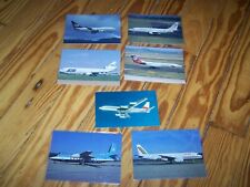 7 Vintage Postcards AIRLINES picture