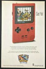 Pokemon Red Blue Print Ad Game Poster Art PROMO Original GB Nintendo Boy Advert picture